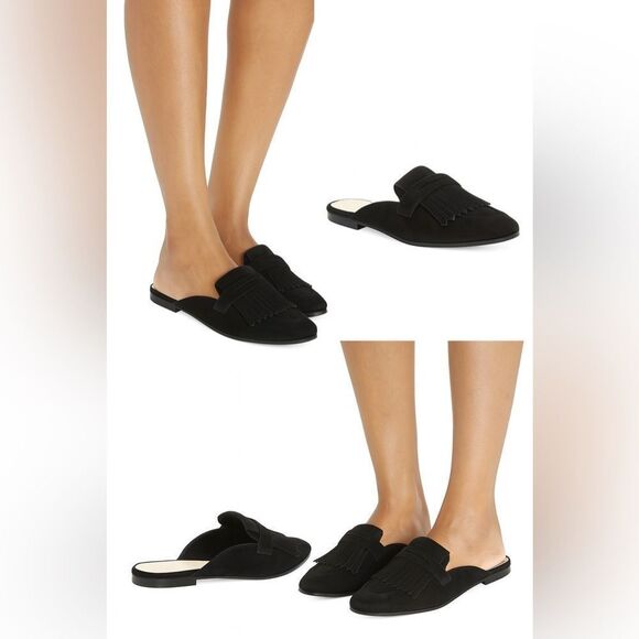 Via Spiga Black Suede Fringe Mules – Size 9
✨ Elegant | Chic | Timeless ✨ - Picture 1 of 7